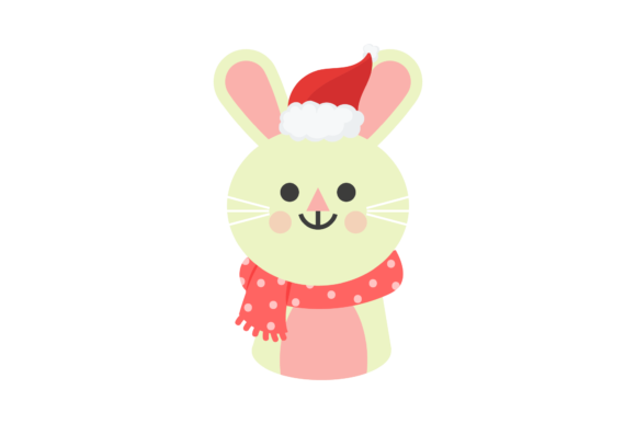 Download Christmas Animal Characters with Hat - Christmas Collection