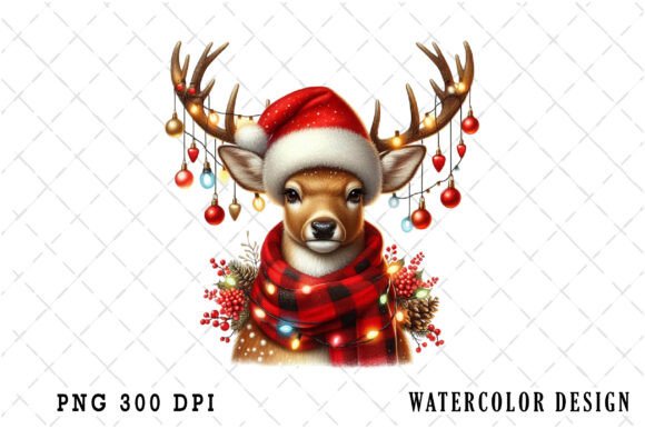 Download Funny Christmas Reindeer Clipart Bundle - Christmas Collection