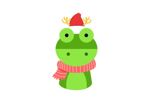 Download Christmas Animal Characters with Hat - Christmas Collection