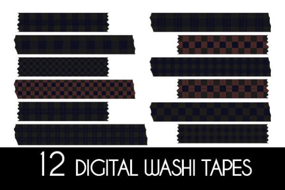 Download Dark Buffalo Plaid Washi Tapes Patterns - Washi tapes patterns Collection