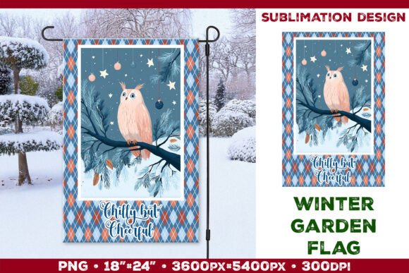 Download Christmas Garden Flag Sublimation Design - Christmas Collection