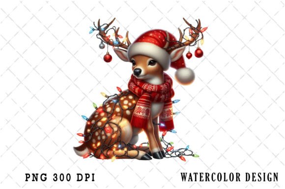 Download Funny Christmas Reindeer Clipart Bundle - Christmas Collection