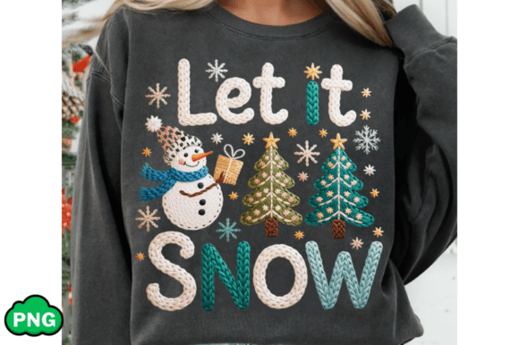 Download Faux Yarn Let It Snow Png, Christmas Png - Christmas Collection