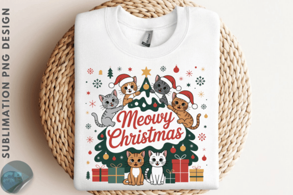Download Meowy Christmas PNG - Christmas Collection