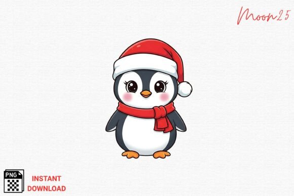 Download Cute Christmas Baby Penguin PNG - Christmas Collection