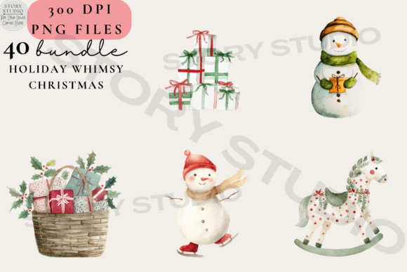 Download Holiday Whimsy Christmas PNG Clipart - Premium Resources