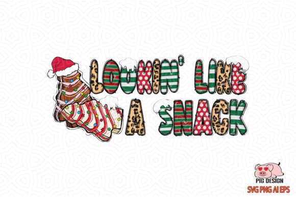 Download Lookin' Like a Snack Christmas Tree Cake - Christmas Collection