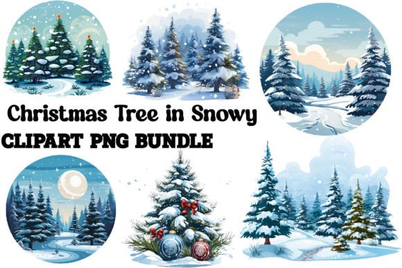 Download Christmas Tree in Snowy - Christmas Collection