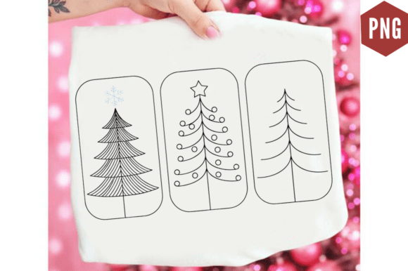 Download Boho Christmas Trees Clipart Sublimation - Christmas Collection