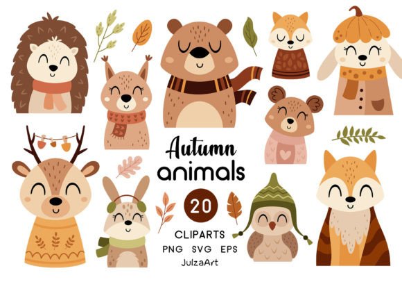 Download Autumn Animals Clipart, Fall Clipart - Fall Collection