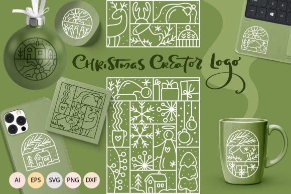 Download Christmas Creator Logo Vector SVG - Christmas Collection