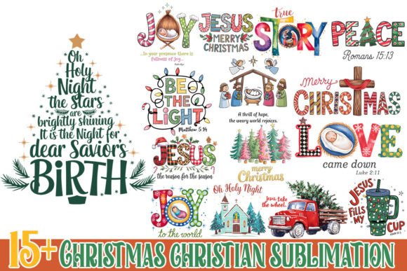 Download Christmas Christian Bundle Sublimation - Christmas Collection