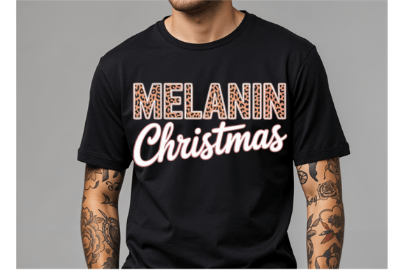 Download Melanin Christmas Leopard Print Design - Christmas Collection