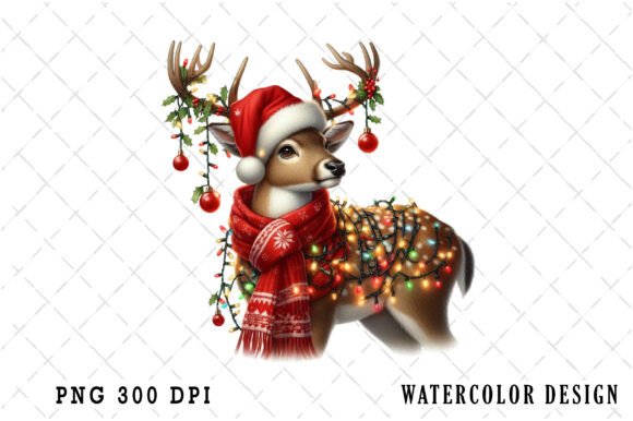 Download Funny Christmas Reindeer Clipart Bundle - Christmas Collection